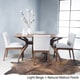 preview thumbnail 6 of 5, Shuman Mid-Century Modern 5 Piece Dining Set by Christopher Knight Home light beige + natural walnut