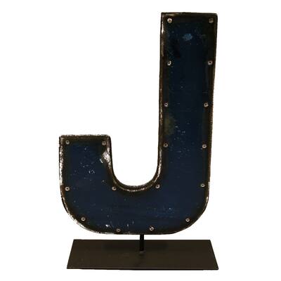 WA-0337-J Barrel Letter 'J' on a Stand