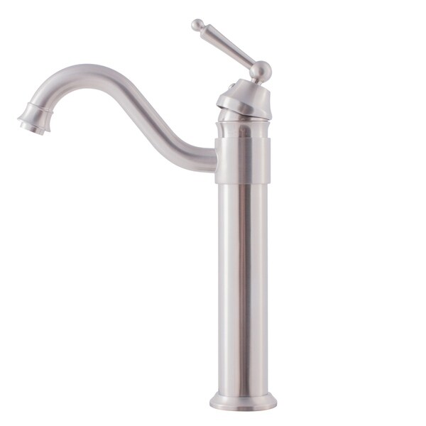 Novatto Century Brushed Nickel Vessel Faucet. Opens flyout.