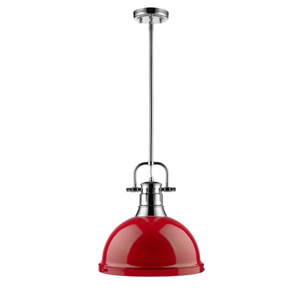 Golden Lighting Duncan 1-light Steel Pendant Light Fixture