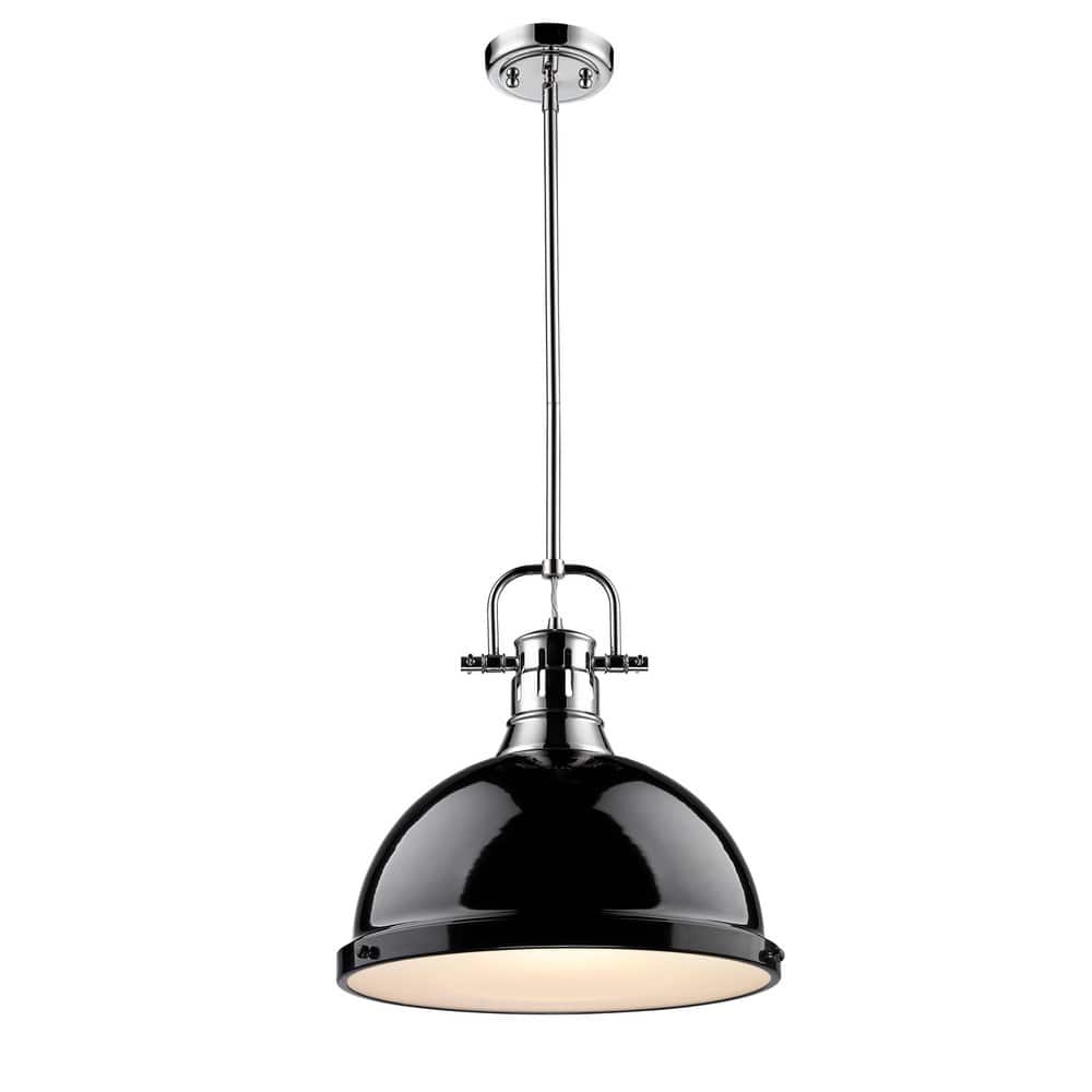 Golden Lighting Duncan 1-light Steel Pendant Light Fixture