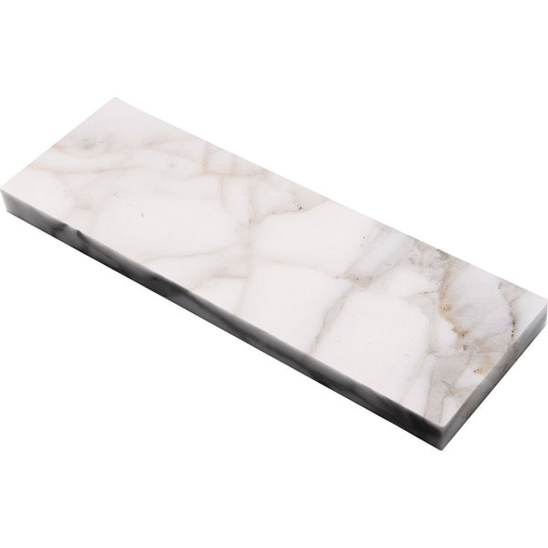 Italian Calacatta White Marble Tile - Overstock - 12899305
