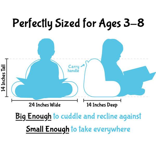 Shop Relaximals Brown Bear Kids Reading Pillow Free Shipping On