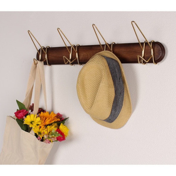 The Curated Nomad Goodman Wood Coat Hook Rack