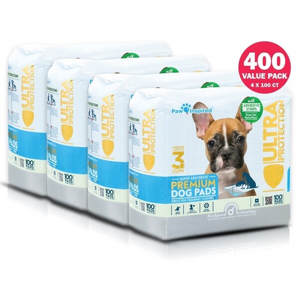 puppy training pads with adhesive strips