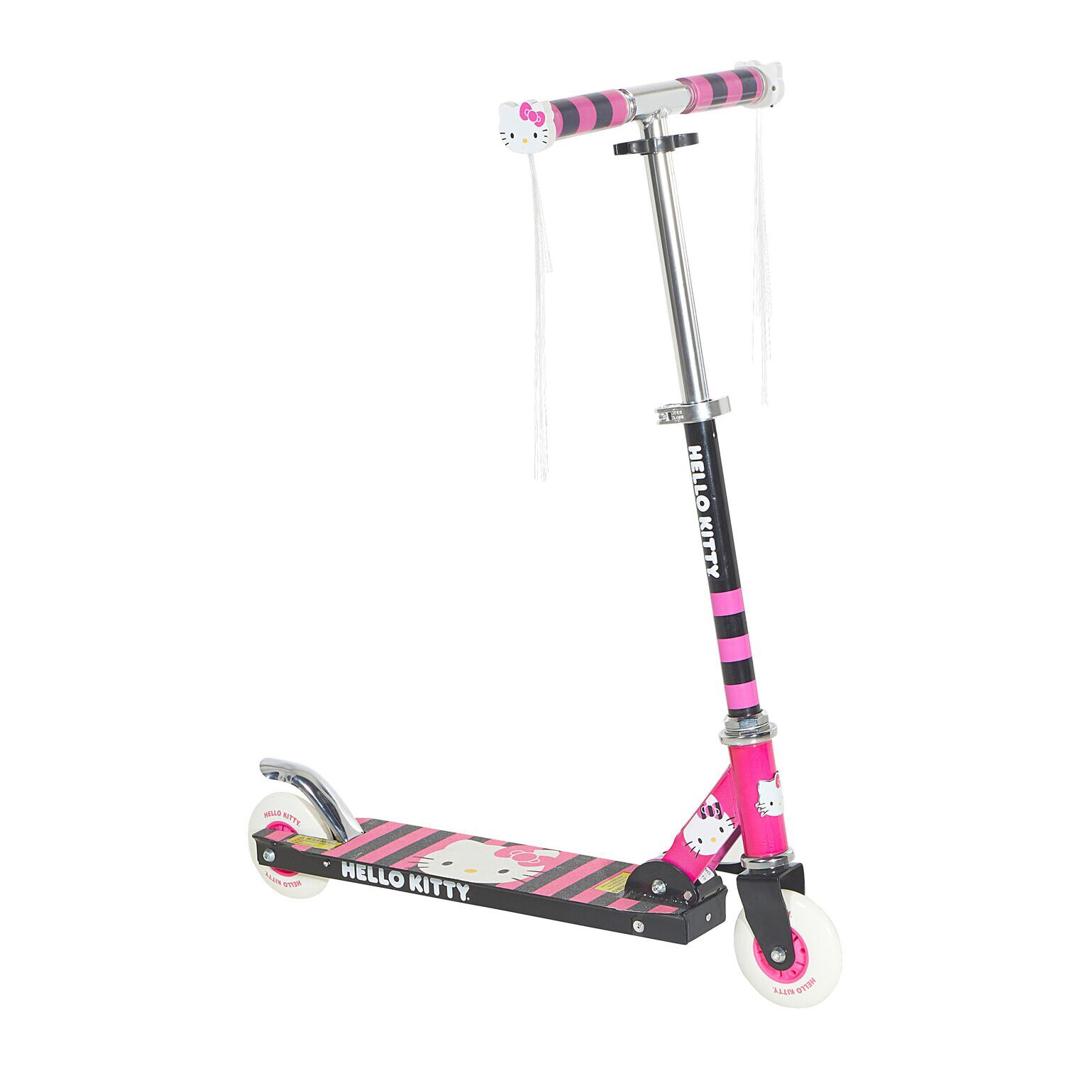 pink and black scooter