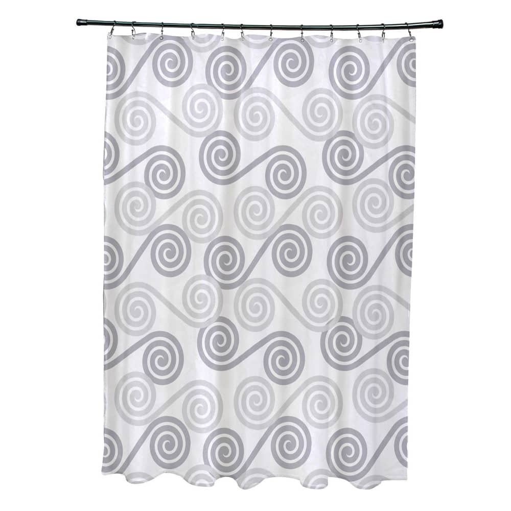 Rip Curl Geometric Print Shower Curtain