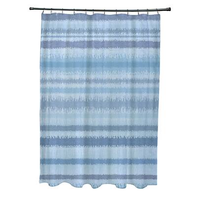 Raya De Agua Stripedd Print Shower Curtain