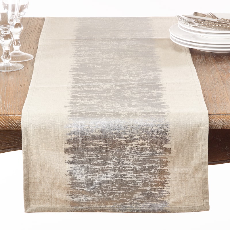 Metallic Banded Table Runner