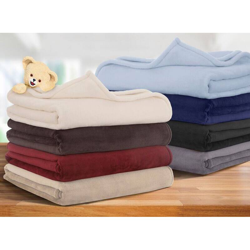 Ultra Lux Microplush Solid Color All Season Blanket by Snuggle