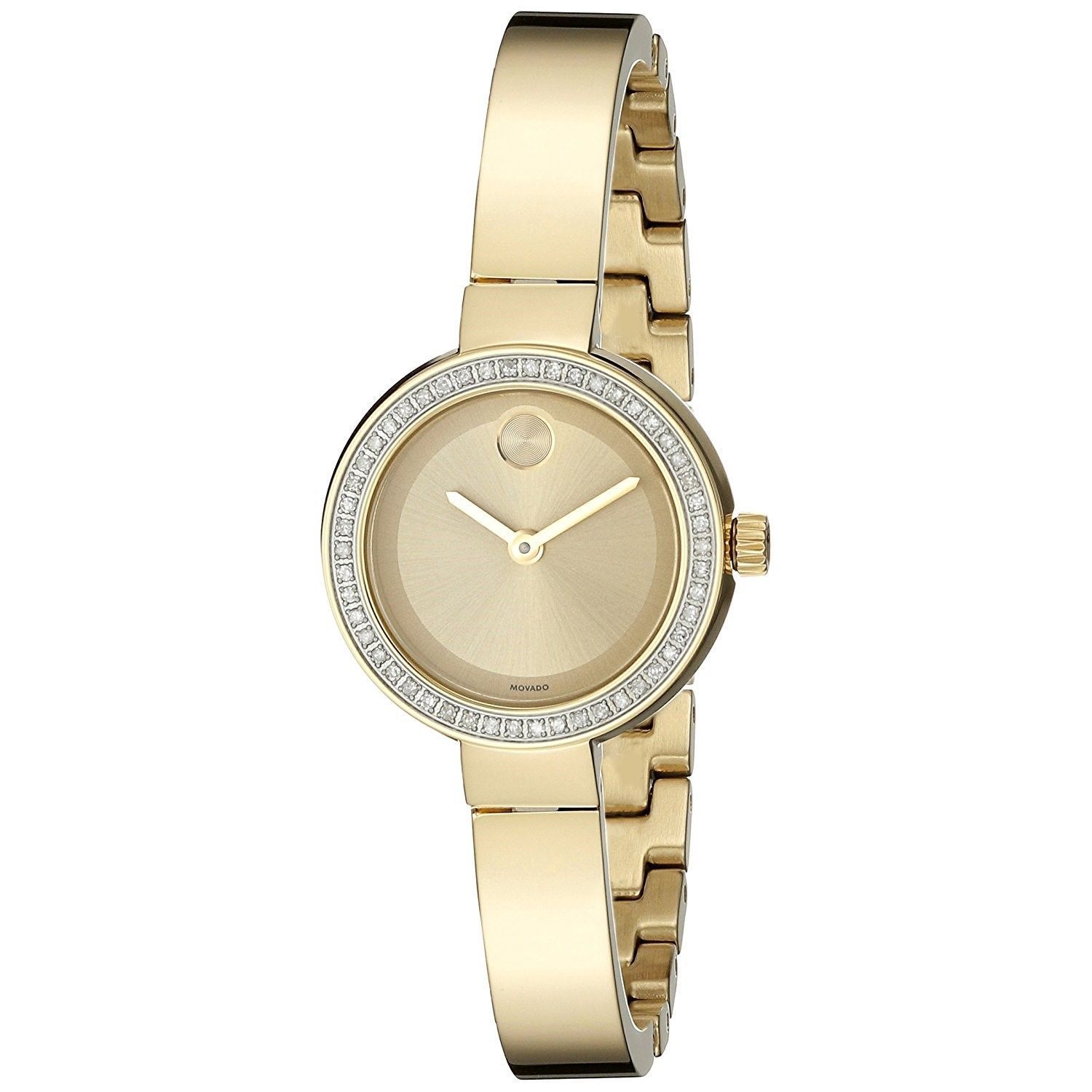 movado women's swiss bold diamond