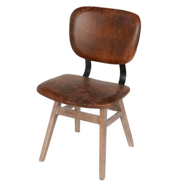 Sloan Dining Chair Vintage Leather Free Shipping Today Sloan Dining Chair Vintage Leather