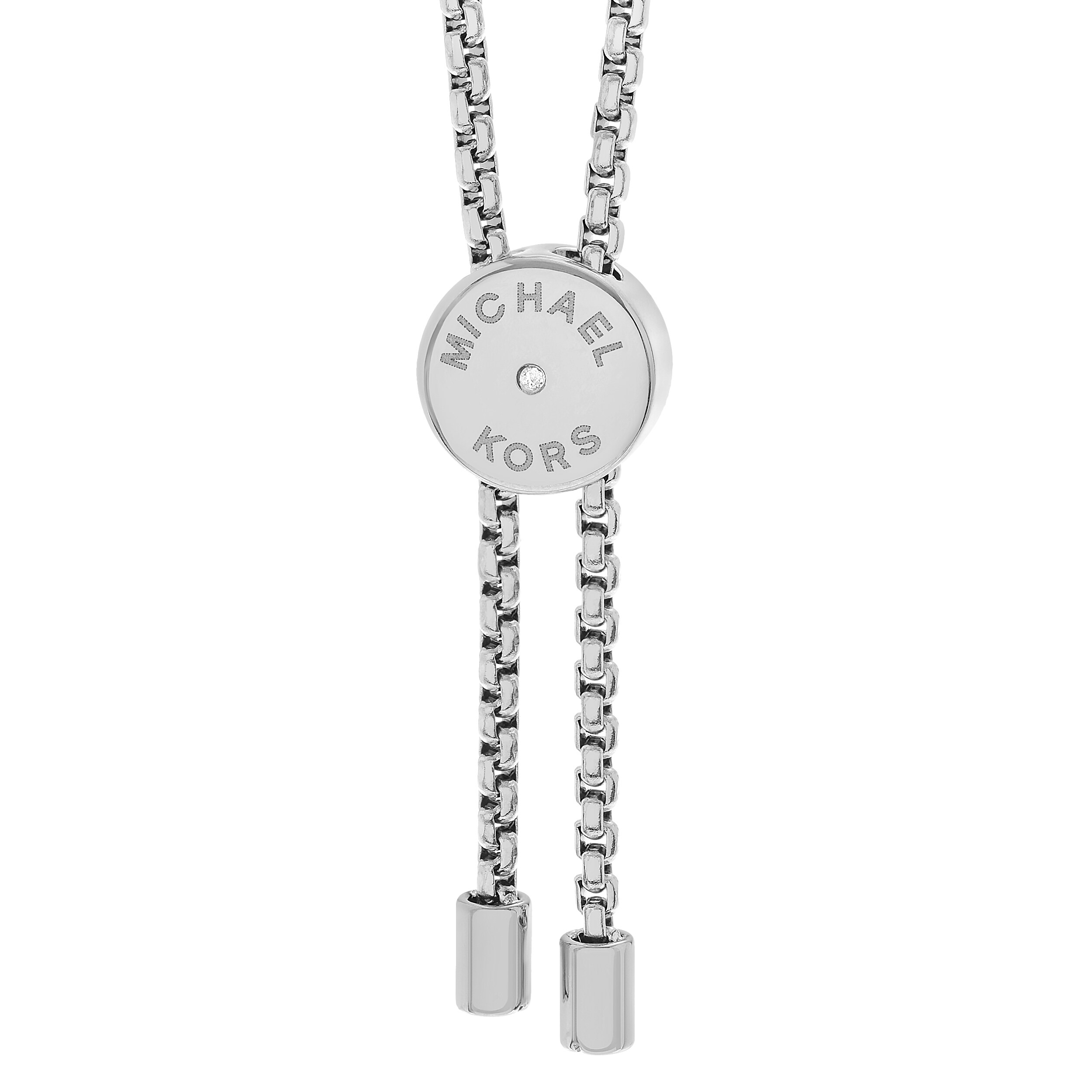 michael kors silver slider bracelet