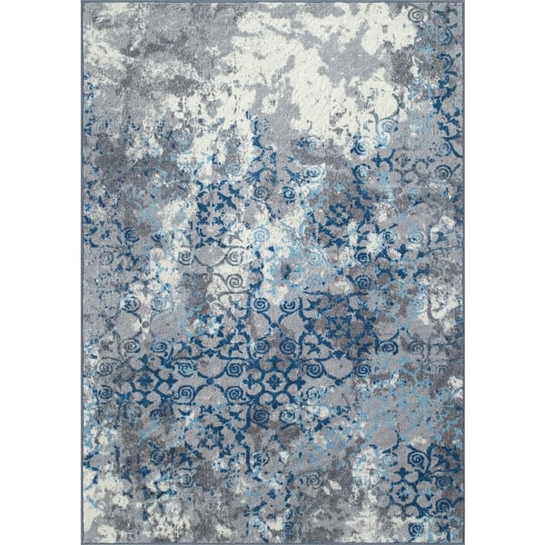 Skyline Rugs Skyline Collection Graphite Nylon Area Rug - Bed Bath & Beyond - 12915569
