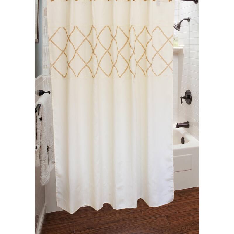 Sherry Kline Lattice Diamond Shower Curtain - 72" x 72"
