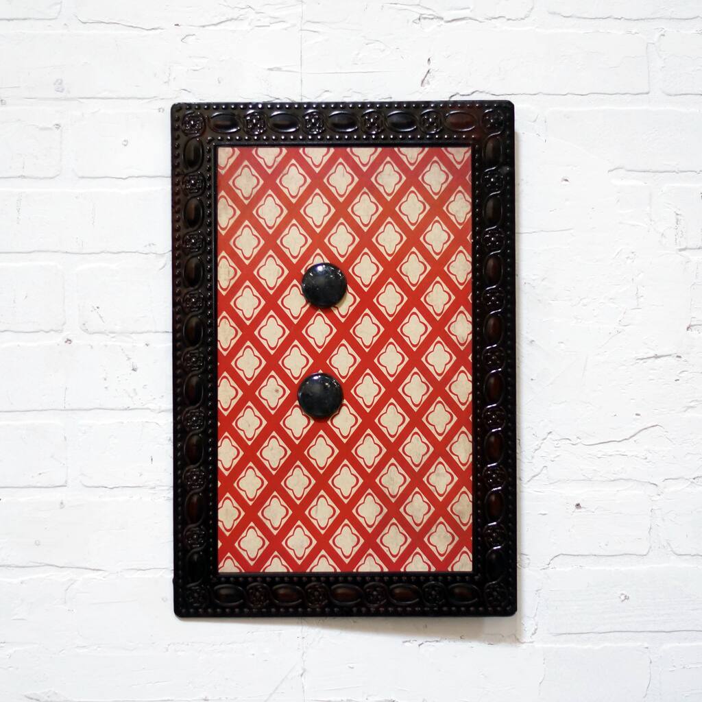 '&' Red Metal Sign Wall Art