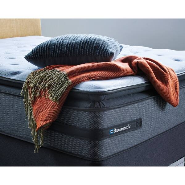 Shop Sealy Posturepedic Hames Valley Plush Euro Pillow Top King