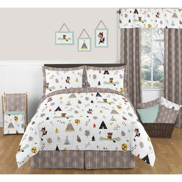 Sweet Jojo Designs Outdoor Adventure 3 Piece Full Queen Size Sweet Jojo Designs Outdoor Adventure 3 Piece Full Queen Size Comforter Set