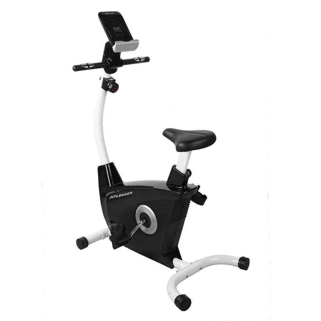 Fitleader UF5 Magnetic Stationary Belt Cardio Indoor Upright Bike - Black