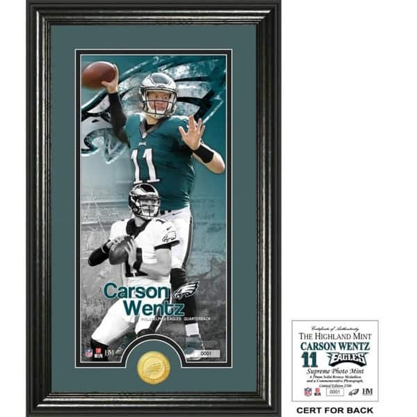 Carson Wentz Supreme Bronze Coin Panoramic Photo Mint - Bed Bath & Beyond  - 12917187