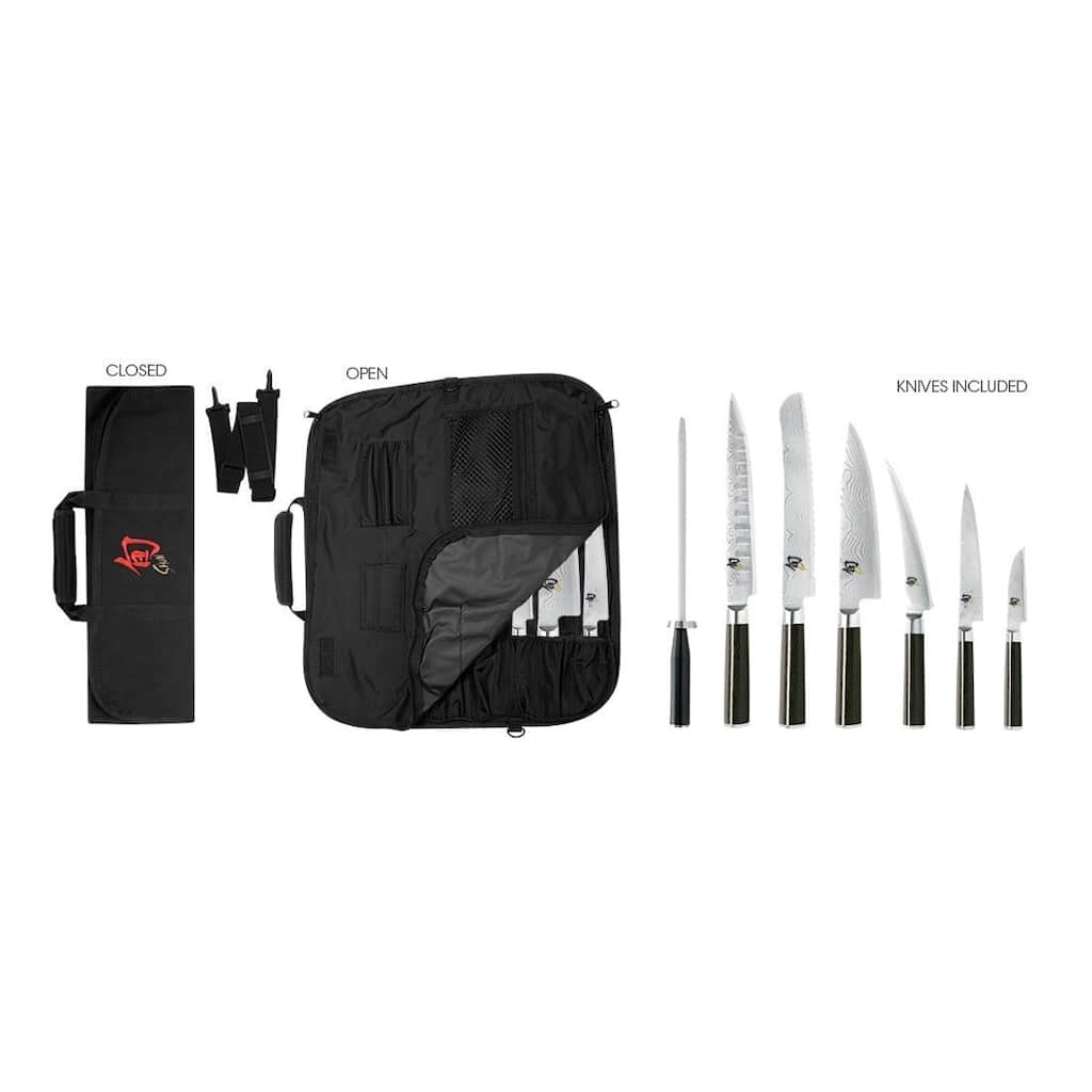 Shun DMS0899 Classic 8 Piece Student Knife Set