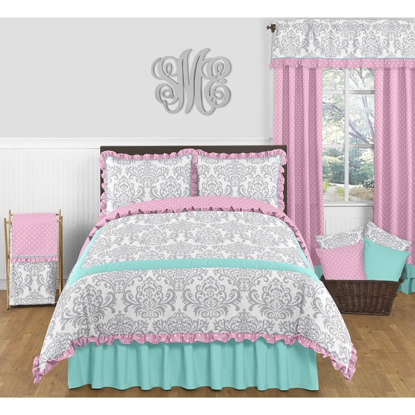 Sweet Jojo Designs Skylar 3-piece Full/ Queen-size Comforter Set ...