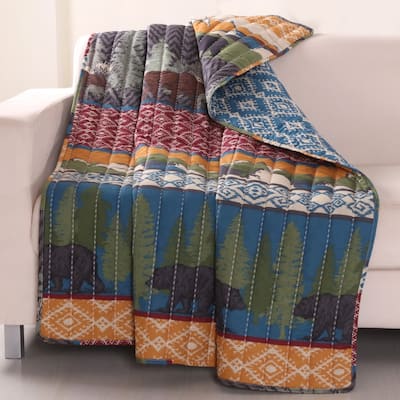 Greenland Home Fashions Black Bear Lodge Throw