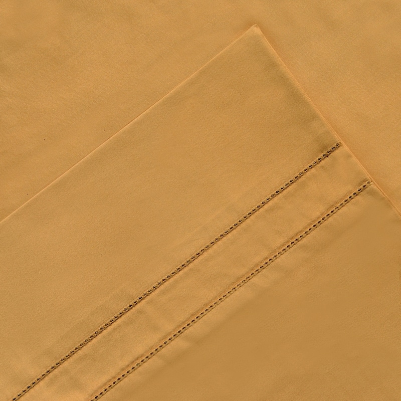 Pointehaven 620 Thread Count Long Staple Cotton Pillow Cases Pair - Iced Coffee - Standard