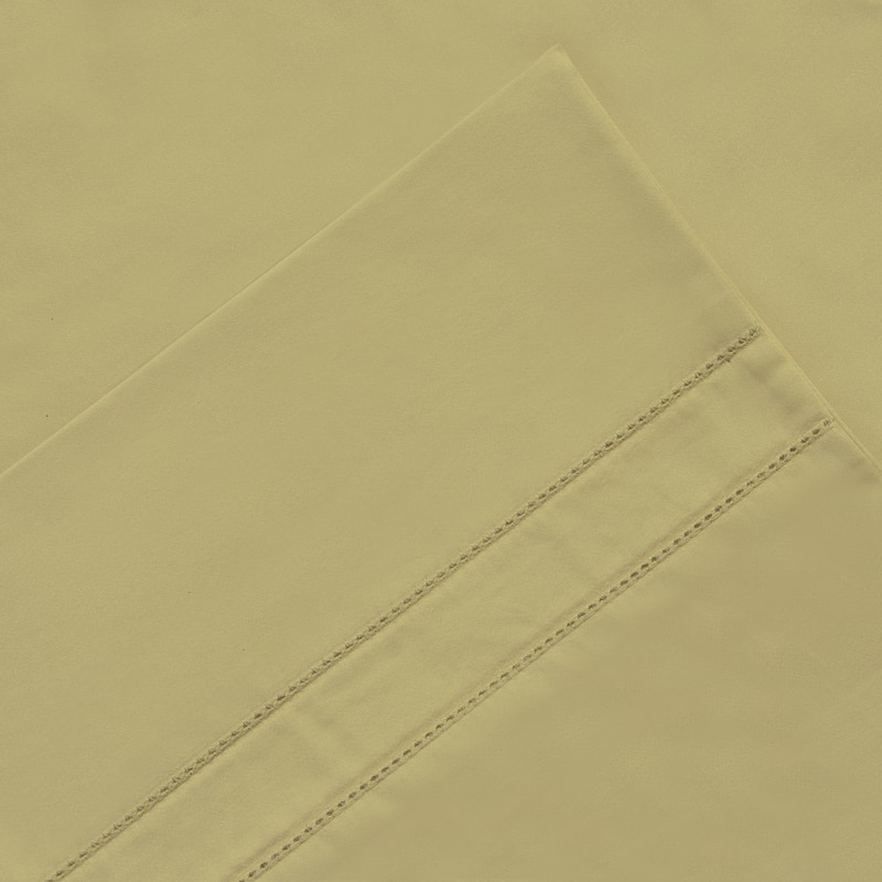 Pointehaven 620 Thread Count Long Staple Cotton Pillow Cases Pair - Bone - Standard