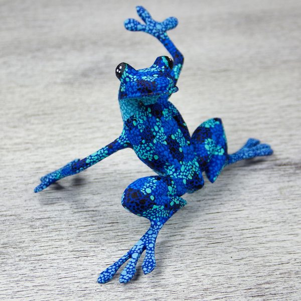 dancing frog figurines