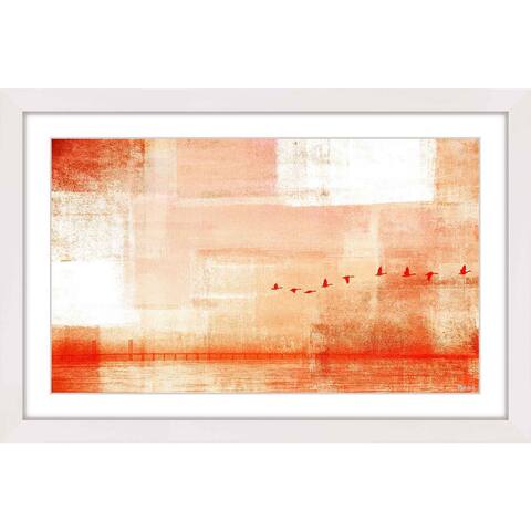 Handmade Parvez Taj - Wings in the Distance Framed Print