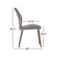 preview thumbnail 6 of 14, Abelone Contour Upholstered Dining Chairs (Set of 2) by iNSPIRE Q Modern