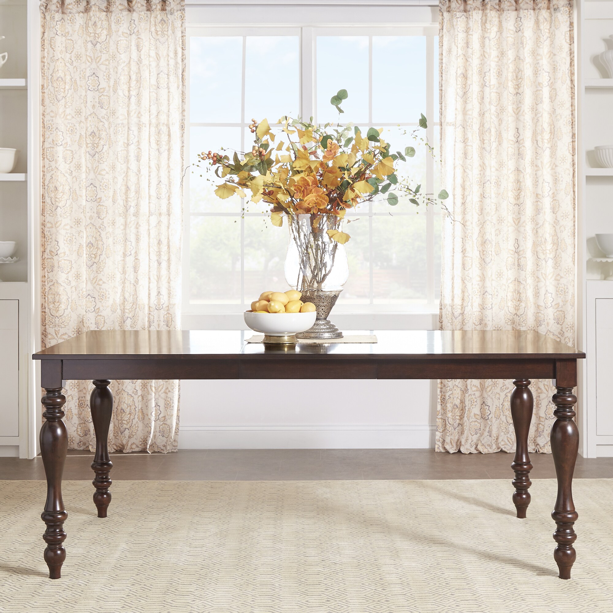 Pranzo Rectangular 72-inch Extending Dining Table and Set ...