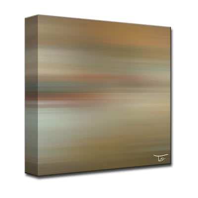 Blur Stripes LII' Abstract Wrapped Canvas Wall Art