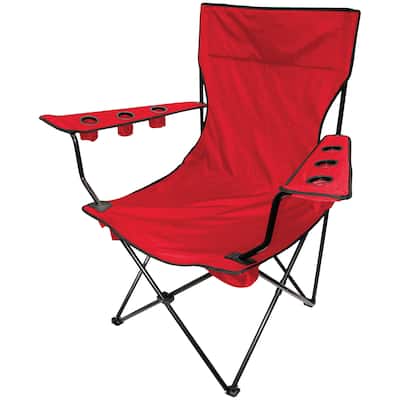 Creative Outdoor Folding Kingpin Chair, Red