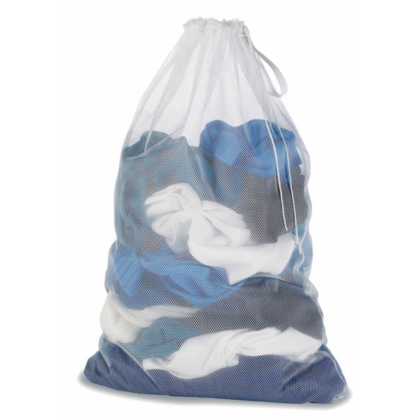 White Mesh Laundry Bag Medium 24 x 36