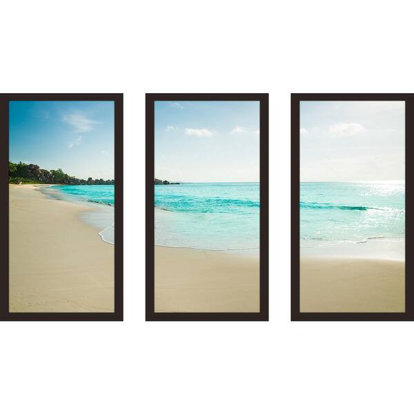 "Beachy" Framed Plexiglass Wall Art Set of 3 Bed Bath & Beyond 12923684