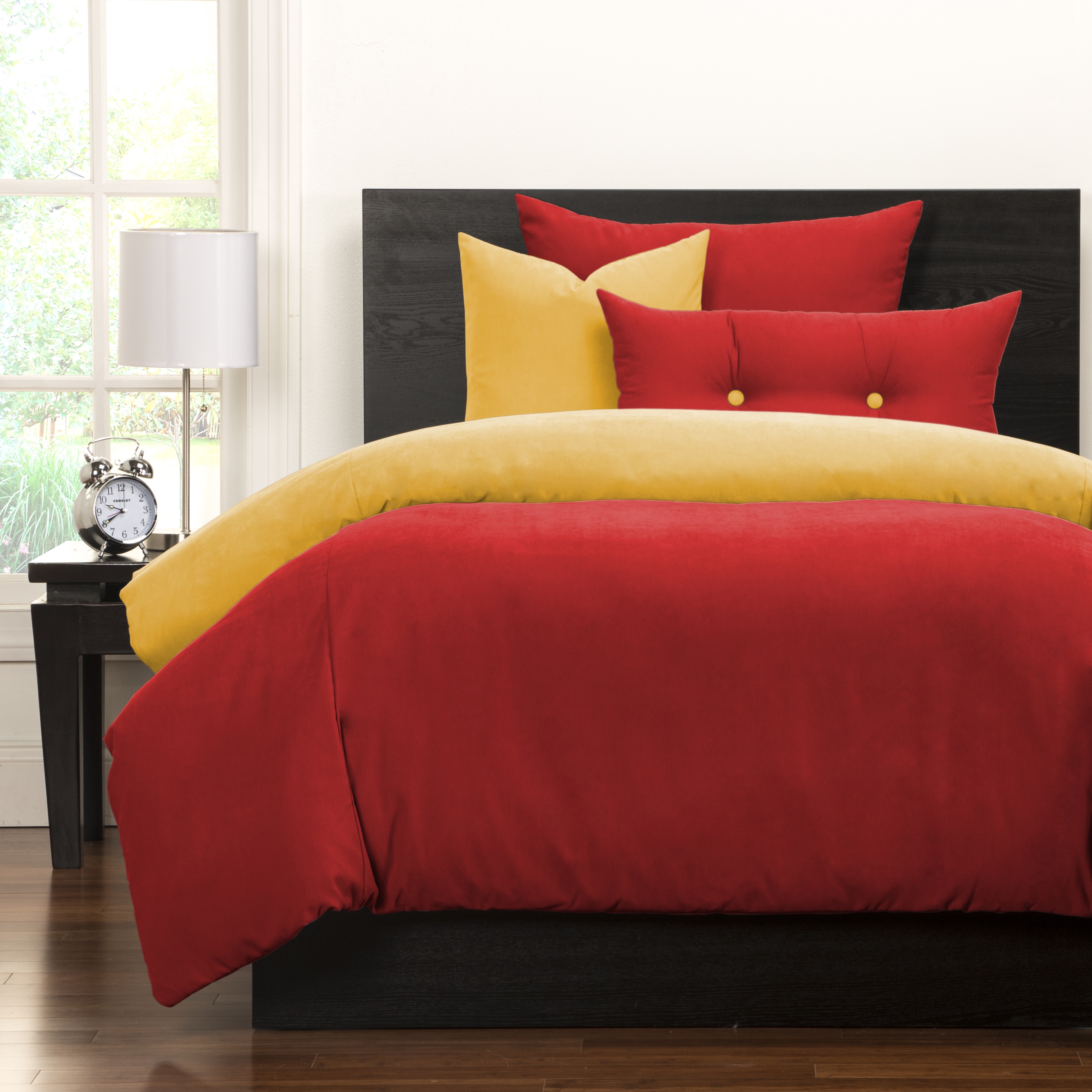 Shop Crayola Scarlet And Laser Lemon Reversible 6 Piece Duvet