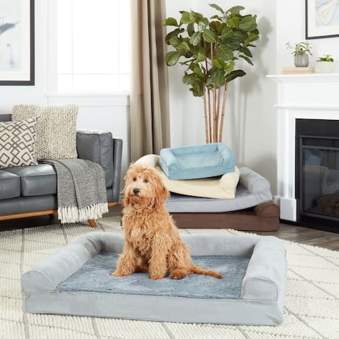 FurHaven Plush & Suede Orthopedic Sofa Dog Bed