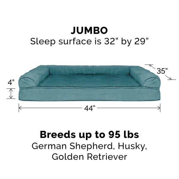 furhaven orthopedic pet bed jumbo