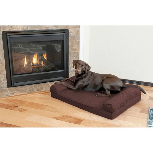 Shop Furhaven Pet Bed Quilted Orthopedic Sofa Dog Bed Free