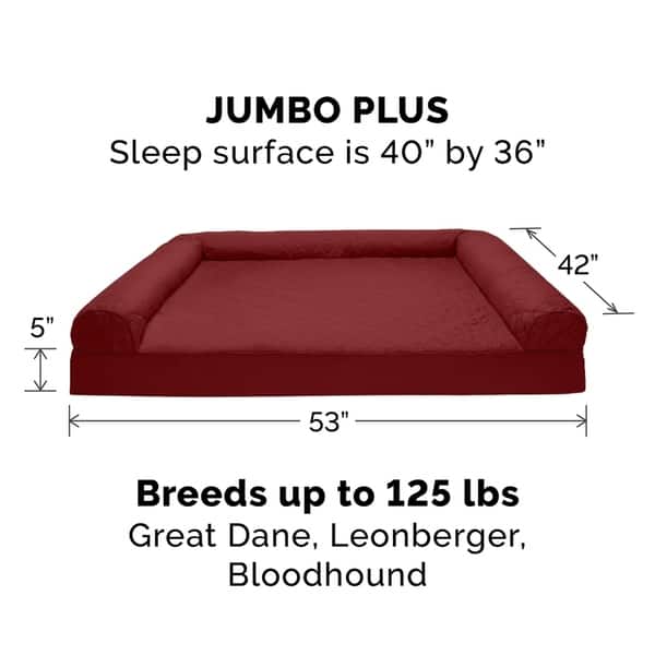 Shop Furhaven Pet Bed Quilted Orthopedic Sofa Dog Bed Free