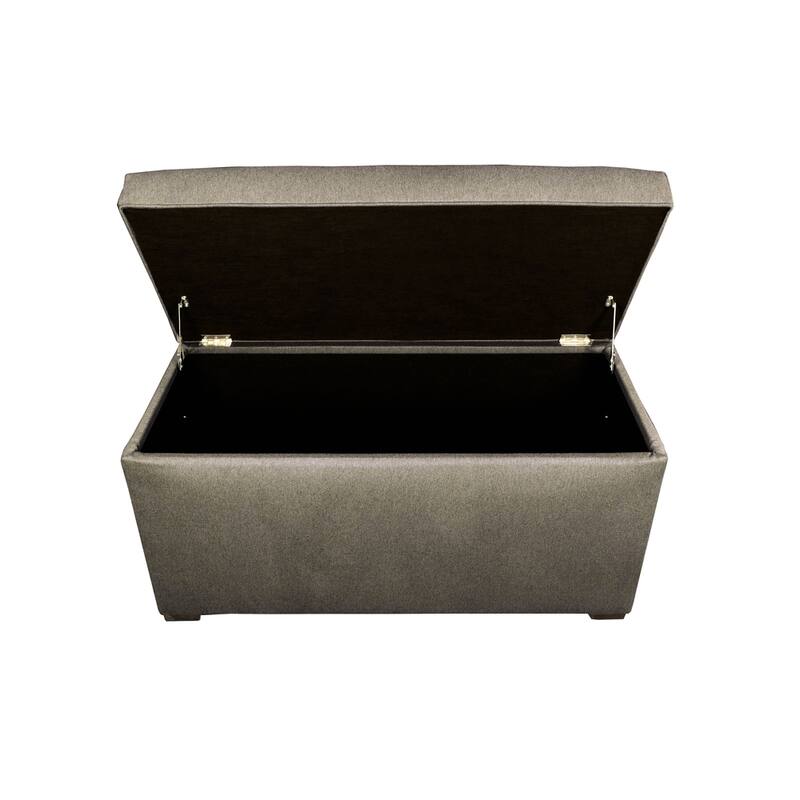 MJL Furniture Angela Dawson Button-tufted Storage Trunk Bench