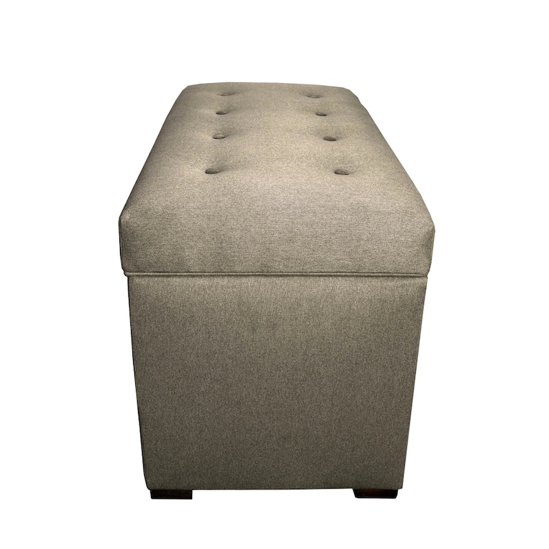MJL Furniture Angela Dawson Button-tufted Storage Trunk Bench