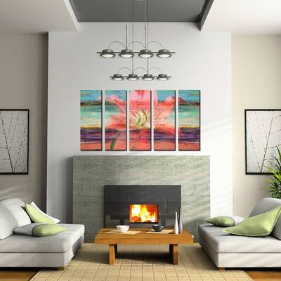 Ready2HangArt 'Painted Petals IX' 5-PC Canvas Wall Art Set