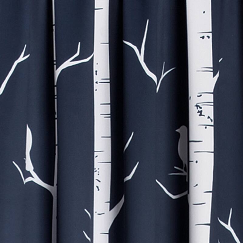Lush Decor Bird on the Tree Room Darkening Window Curtain Panel Pair