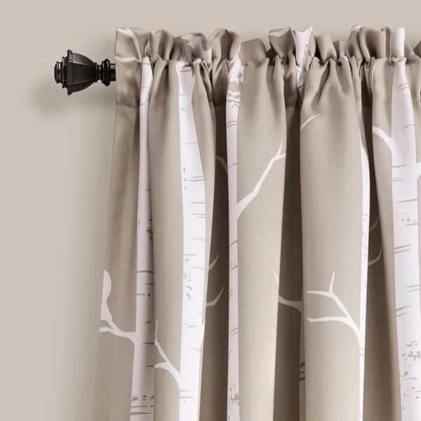 Lush Decor Bird On The Tree Room Darkening Window Curtain Panel Pair On Sale Overstock 12924716