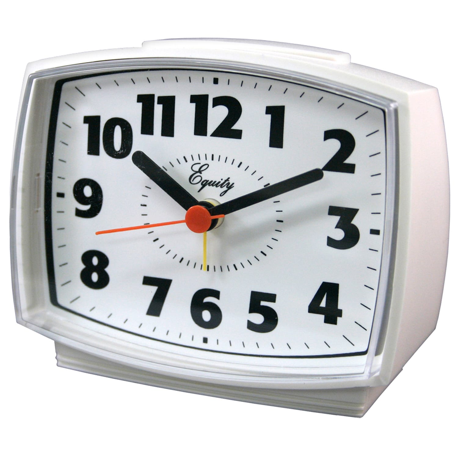 Equity 33100 4 " Electric Analog Alarm Clock White eBay