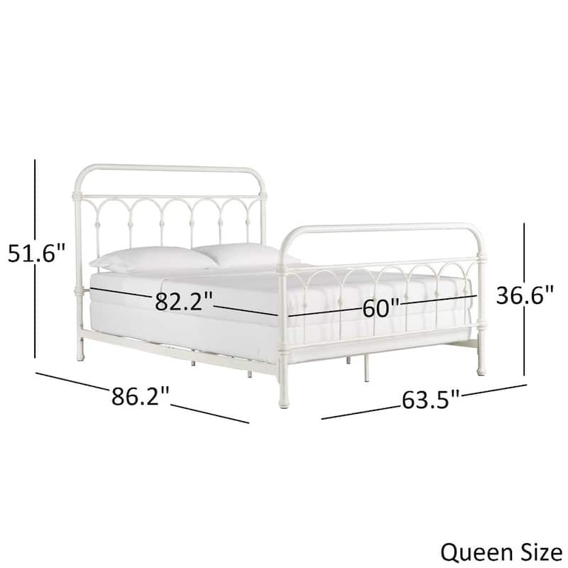 Mercer Casted Knot Metal Bed by iNSPIRE Q Classic