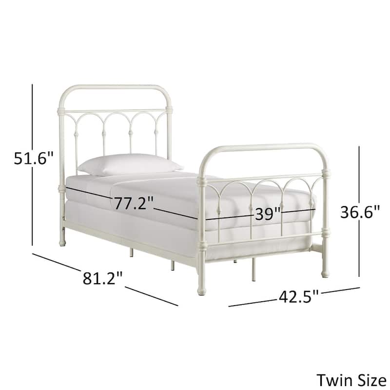 Mercer Casted Knot Metal Bed by iNSPIRE Q Classic